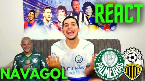 GOLEAR VIROU ROTINA? | REACT PALMEIRAS 4 X 0 DEPORTIVO TACHIRA | LIBERTADORES 2022