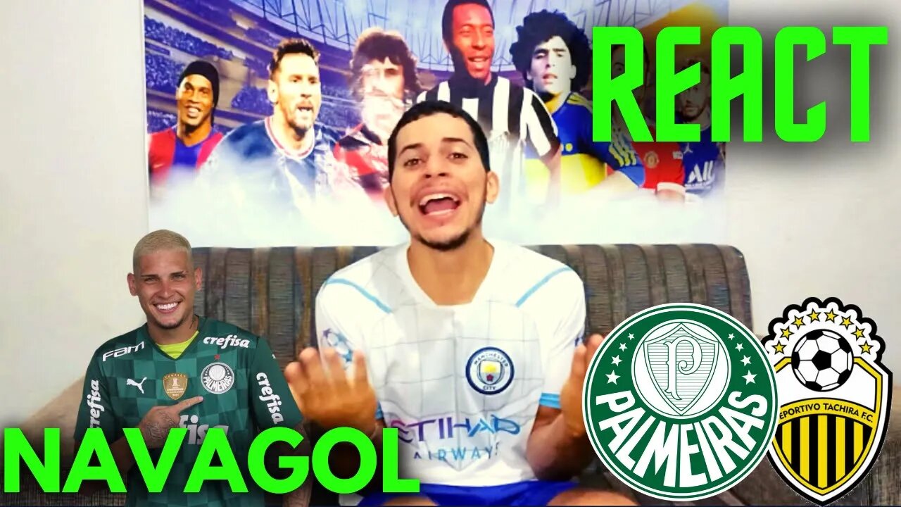 GOLEAR VIROU ROTINA? | REACT PALMEIRAS 4 X 0 DEPORTIVO TACHIRA | LIBERTADORES 2022