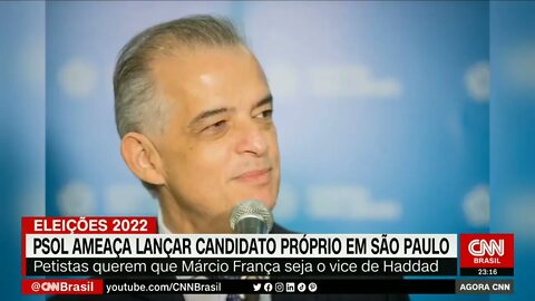 PSOL ameaça lançar candidato próprio se acordo com PT for descumprido em SP | @SHORTS CNN