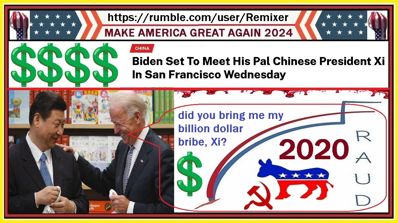 did you bring me my billion dollar bribe, Xi