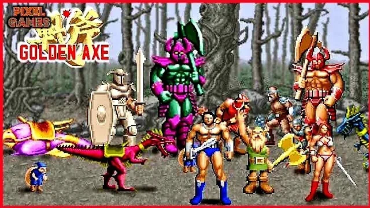 GOLDEN AXE (SEGA GENESIS/MEGA DRIVE) GAMEPLAY 60 FPS. #gameplay #megadrive