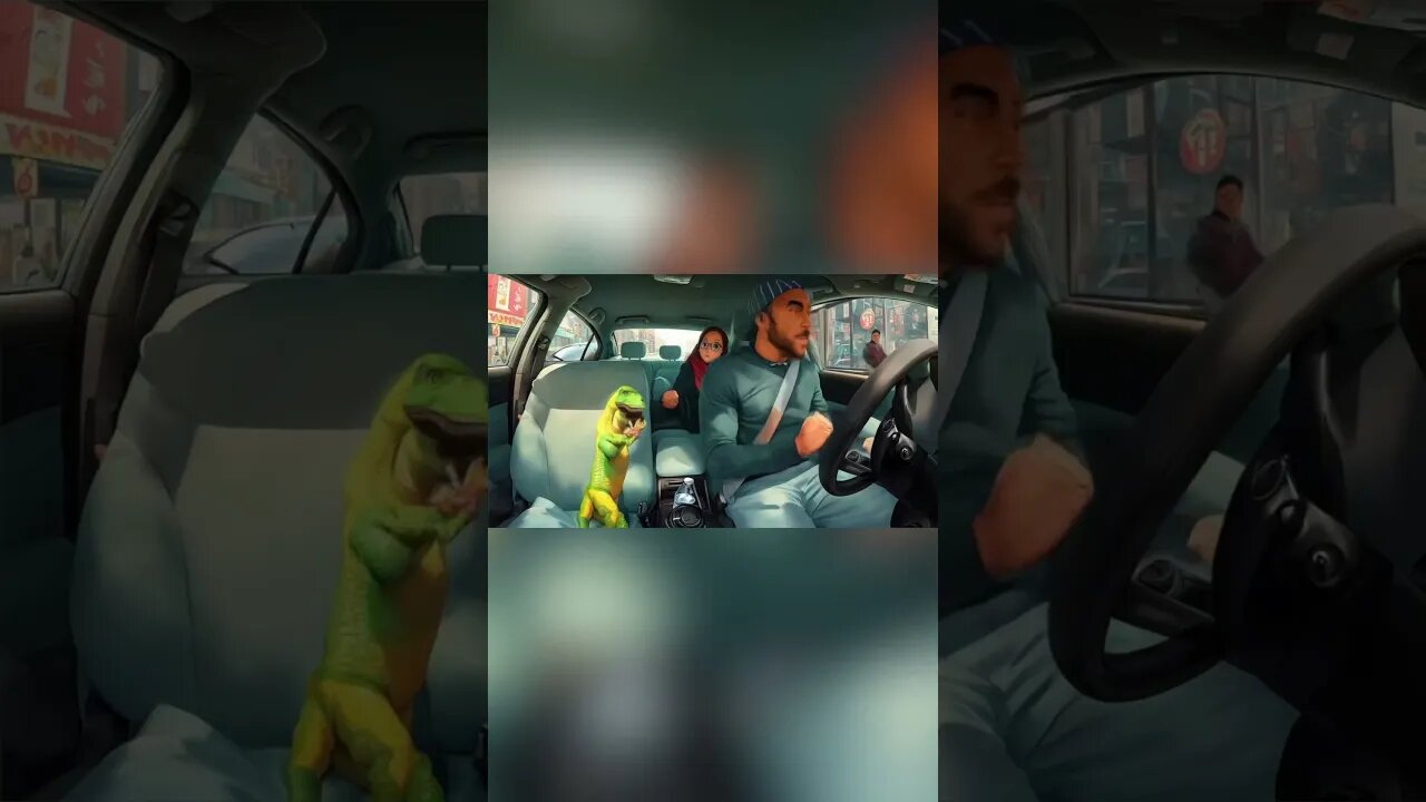 Putting a Dinosaur in my car with AI