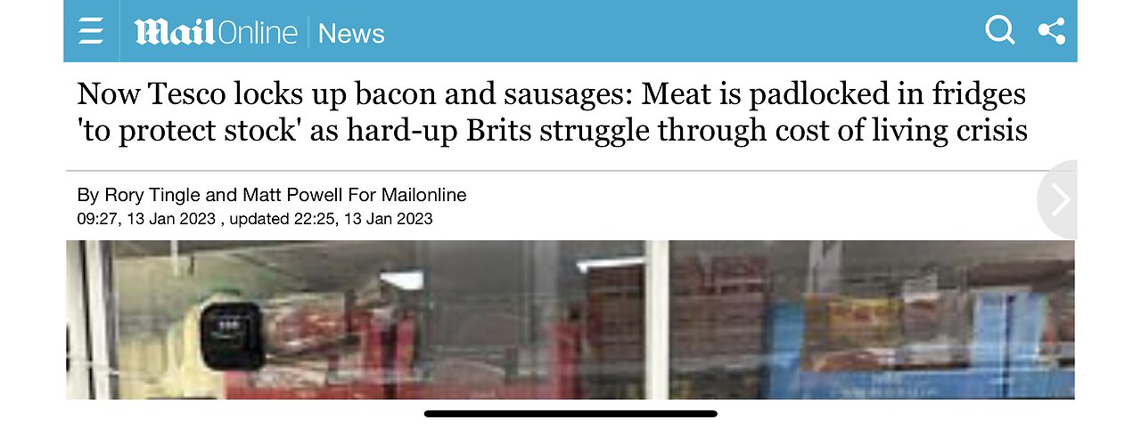 Tesco padlocks meat!Cash use Soars (yay!)UKpower cuts expected. Scotlands 20 minute neighbourhoods