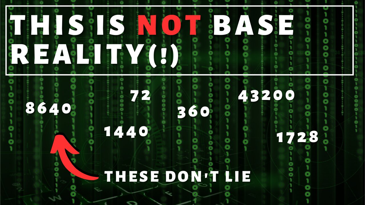 The numbers don't lie (about being in a simulation)