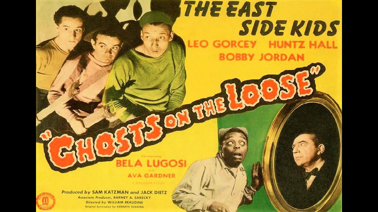 Lugosi GHOSTS ON THE LOOSE 1943 Haunted House Movie with Bela & the East Side Kids FULL MOVIE