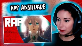 Rap Ansiedade "Crise Existencial" | Noragami - Violet Evergarden- Gate - REACT