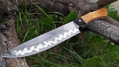 Making a kitchen knife