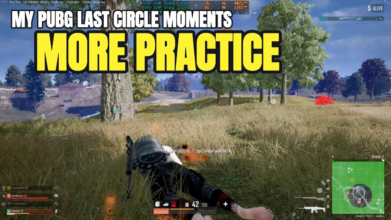 My PUBG: BATTLEGROUNDS Last Circle Moments: More Practice 🤠