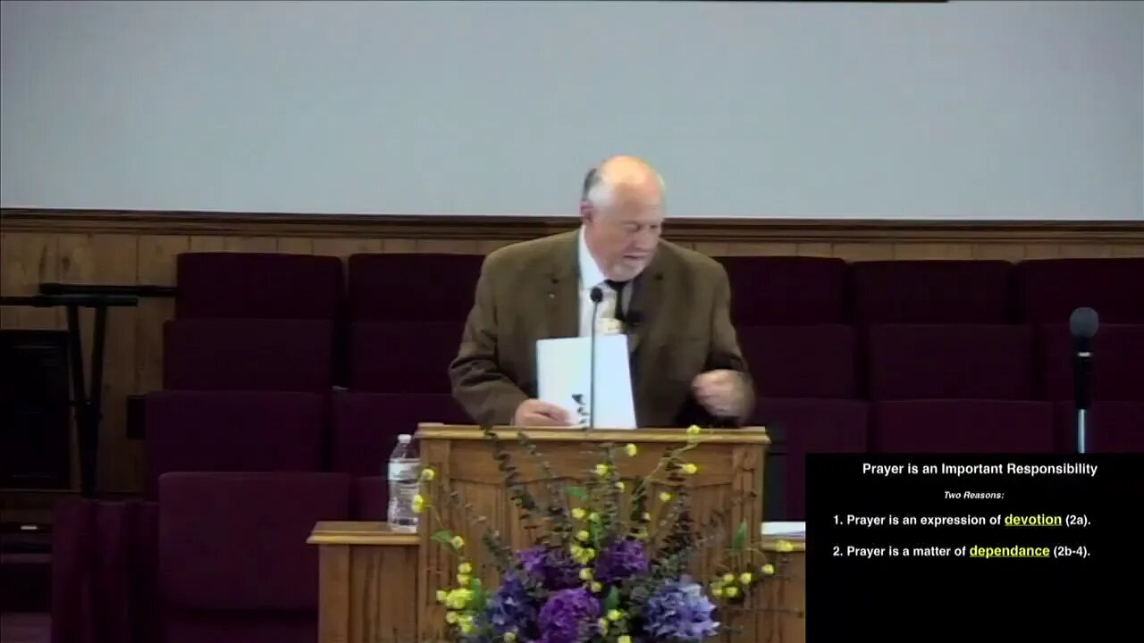 Fellowship Baptist Church Live Stream: The Importance of Prayer