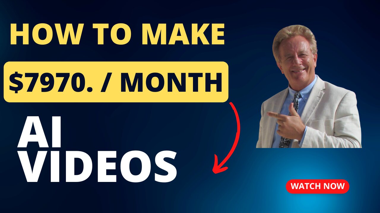 Make $7970 Per Month With Simple AI Videos