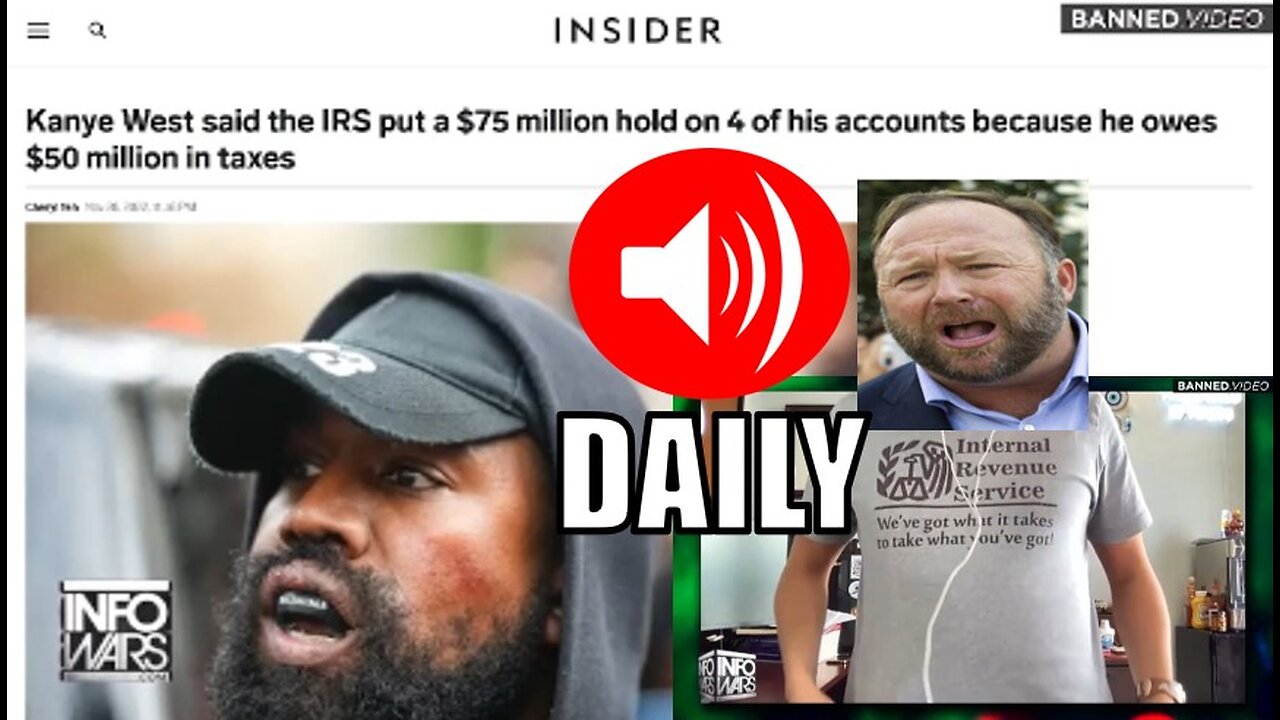 Ye Is A Daily Alex Jones Listener and Gets Tax Advice