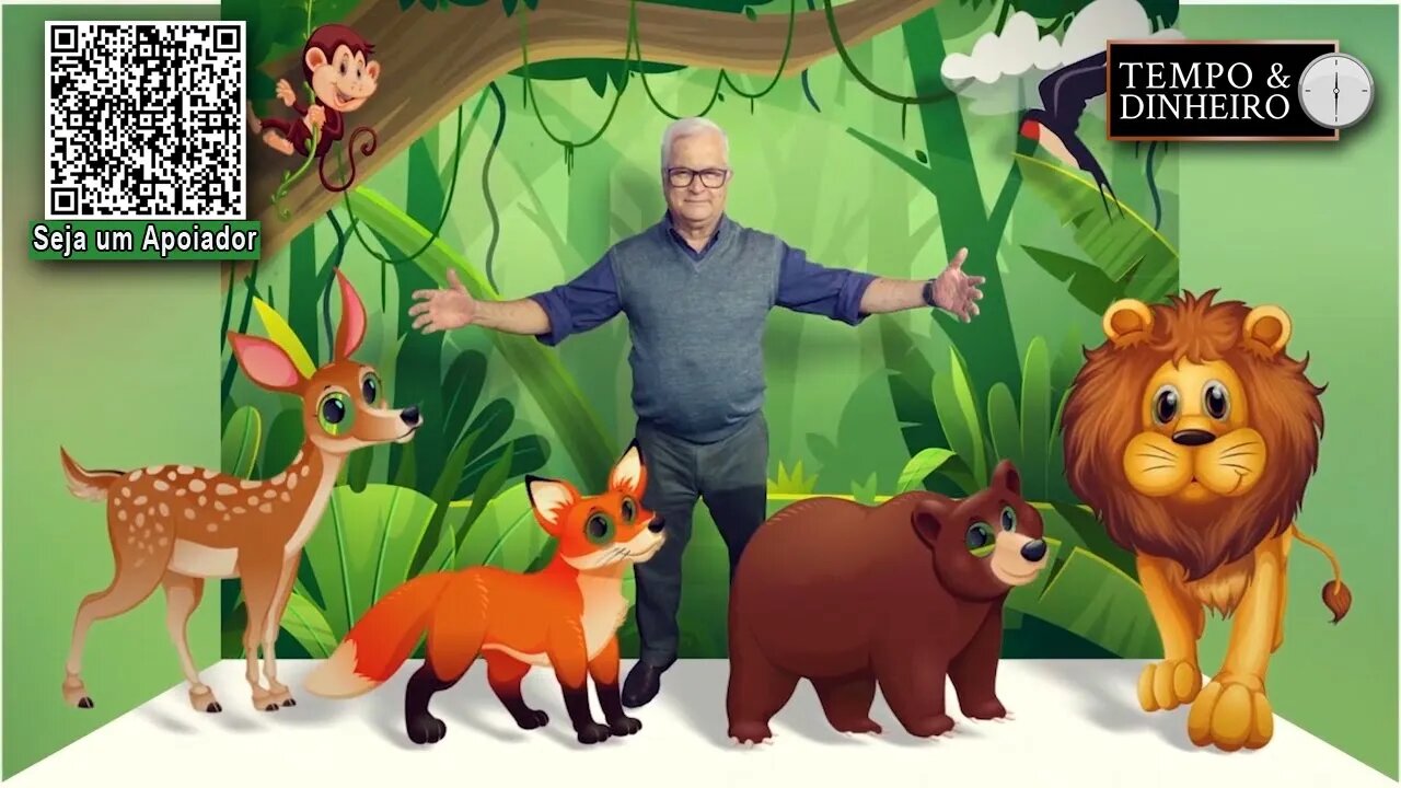 "A raposa ao ver o leão "