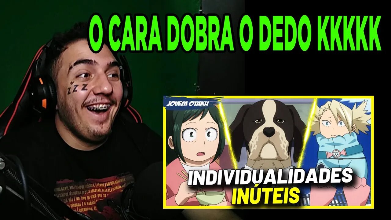 10 INDIVIDUALIDADES MAIS INÚTEIS DE BOKU NO HERO | My Hero Academia | REACT