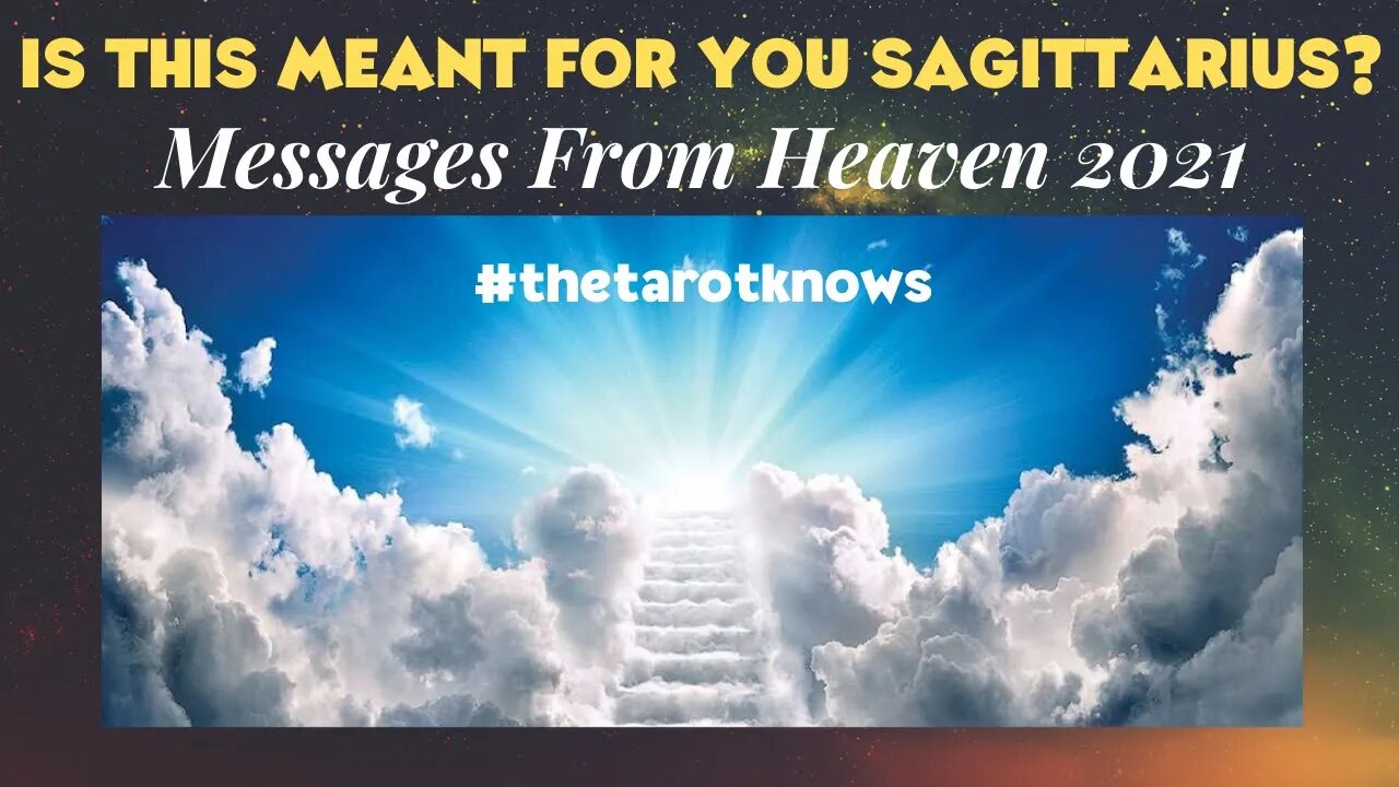 SAGITTARIUS: IS THIS MESSAGE FROM YOUR LOVED ONES? #tarot #thetarotknows #sagittarius #spiritmessage