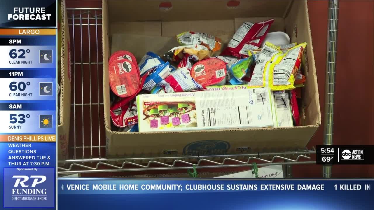 Hillsborough Co. kids spend spring break helping families in need with Feeding Tampa Bay