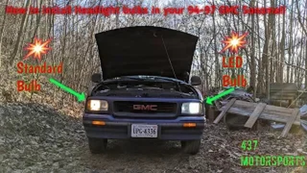 How to install Headlight bulbs in your 94-97 GMC Sonoma.