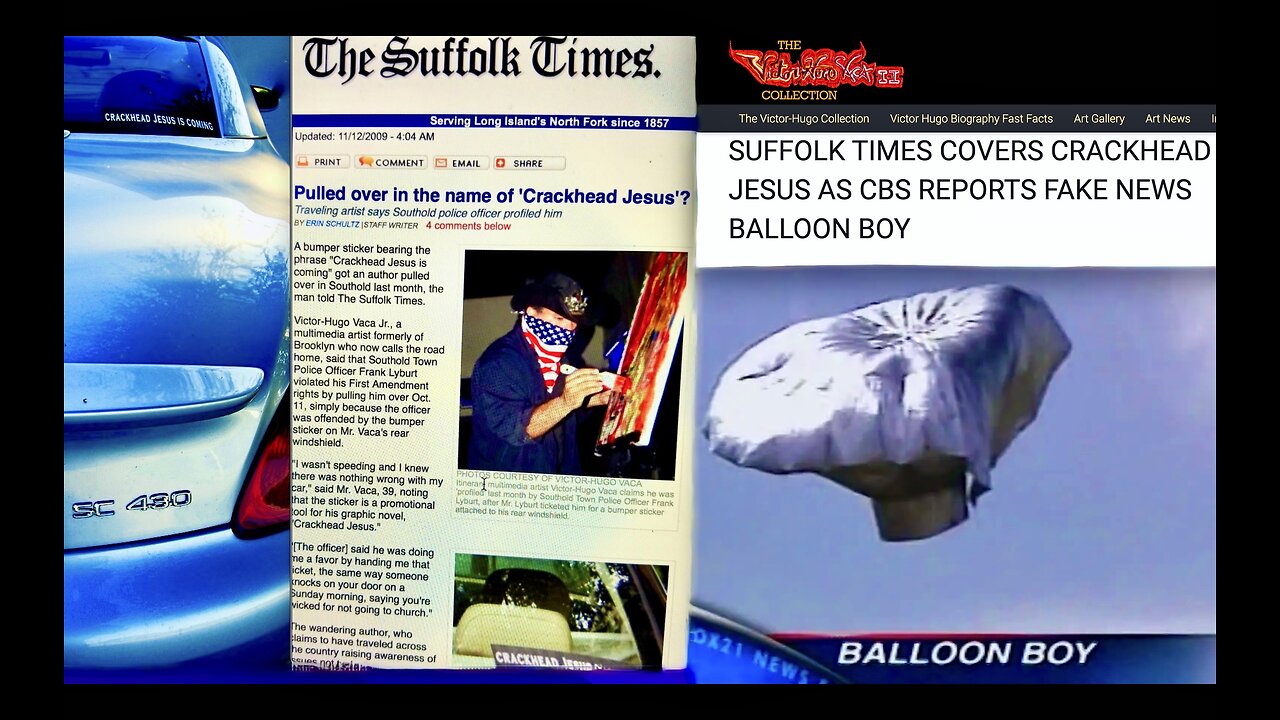 Balloon Boy Killed Crackhead Jesus CBS New York News Story Foreshadowed Free Speech USA Censorship