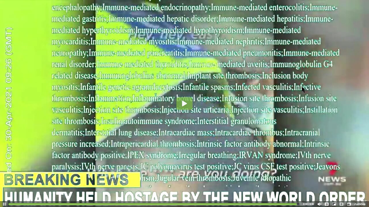 Pfizer Adverse Event - Side Effects Documents ~ They Wanted This Info Locked Away For 75 Years! Pfizer Document Links in the Video Description 👇