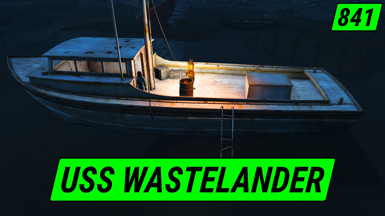 Harbor Wastelander's Ship | Fallout 4 Unmarked | Ep. 841