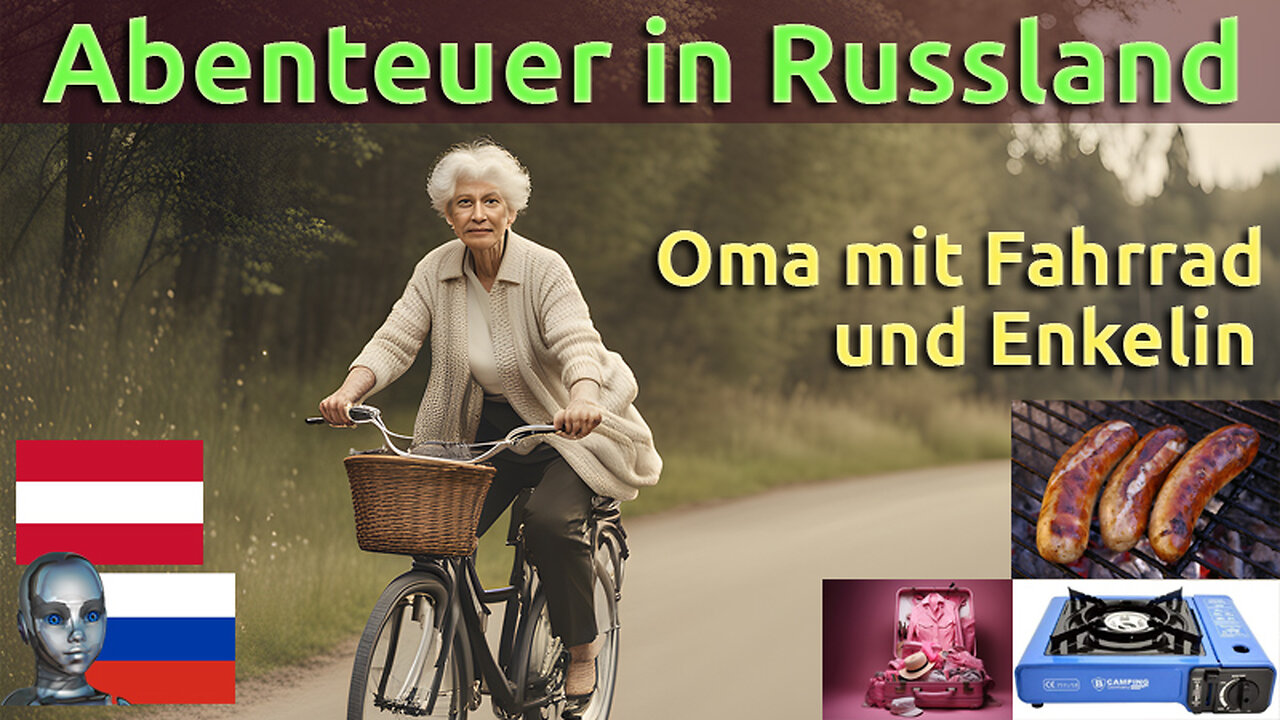 (327) Abenteuer in RUSSLAND: ÖSTERREICHISCHE Oma wandert mit Fahhrad & Enkelin in die Taiga aus
