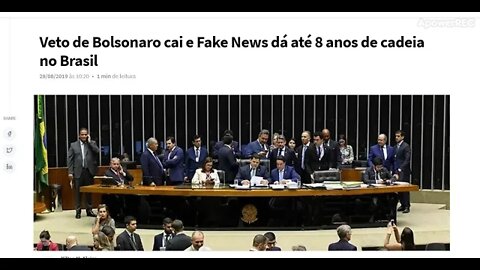 BOMBA: Veto de Bolsonaro cai e Fake News dá até 8 anos de cadeia no Brasil