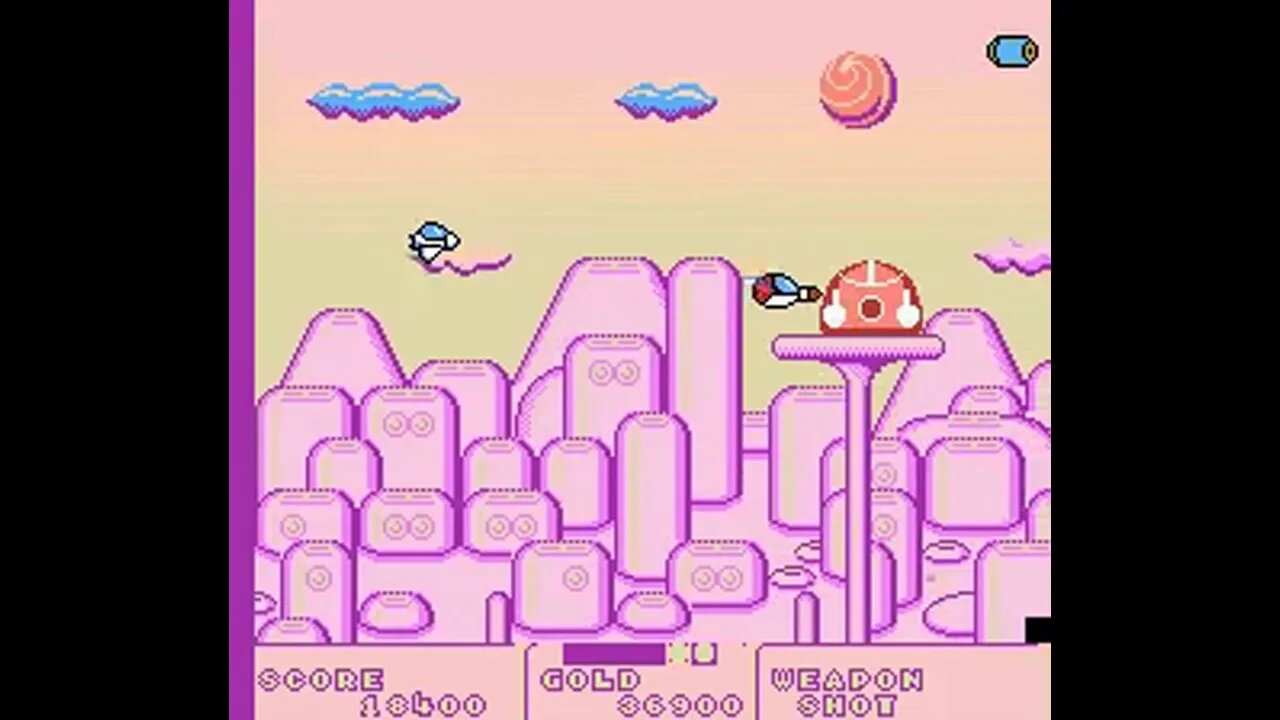 Trying out Tengen Fantasy Zone on Project Nested (1.4.1) w/ SNES9X