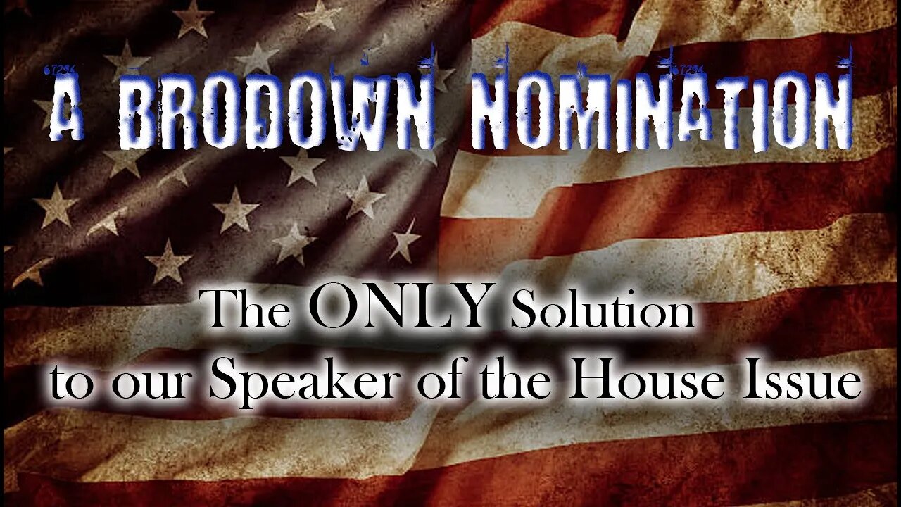 The ONLY SOLUTION to our SPEAKER OF THE HOUSE issue! @JockoPodcastOfficial