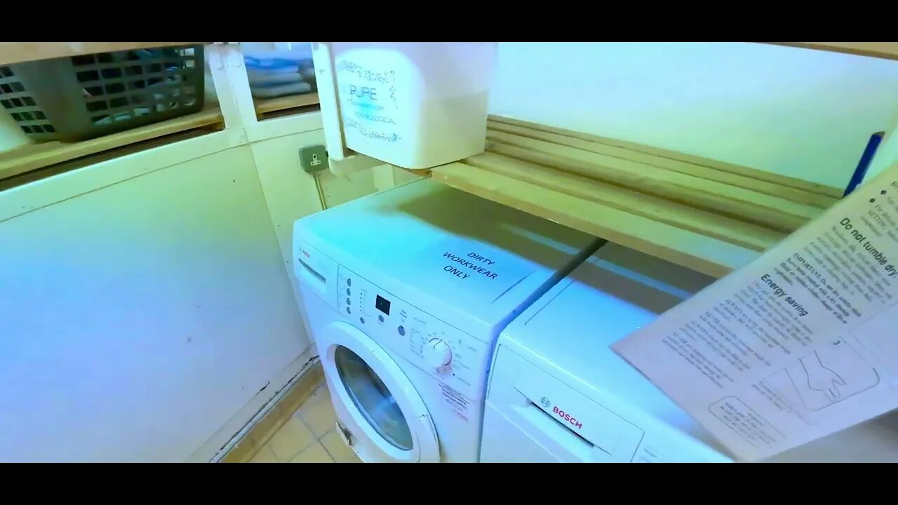 Ships laundry, for crew and guests