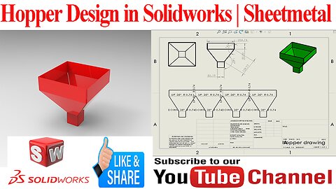 How to Design Hopper in Solidworks