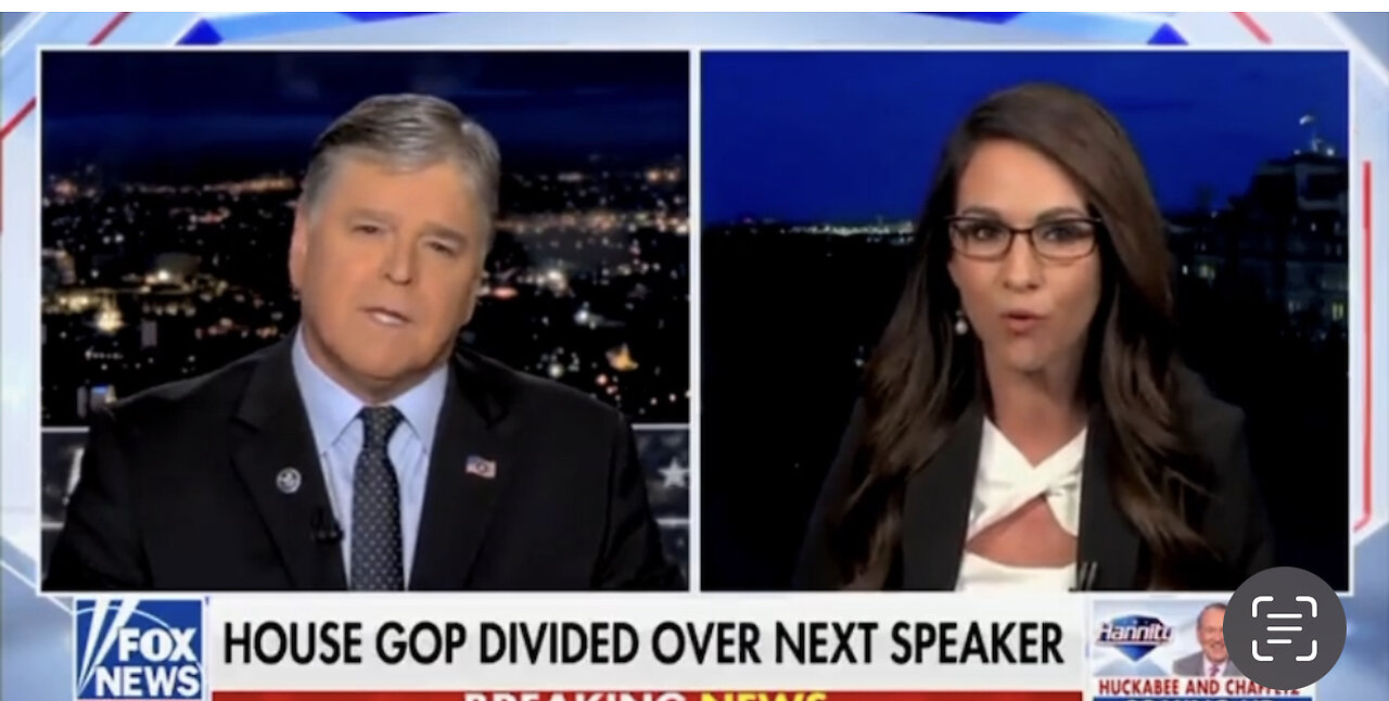 Sean Hannity Flips Out On Lauren Boebert for not supporting McCarthy