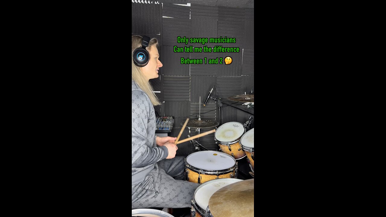 Only the best musicians can tell me the difference between 1 and 2