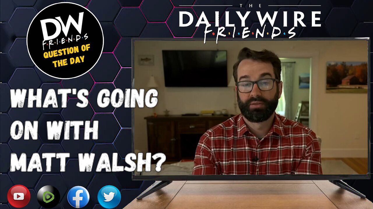 Question Of The Day: What's Going On With Matt Walsh?