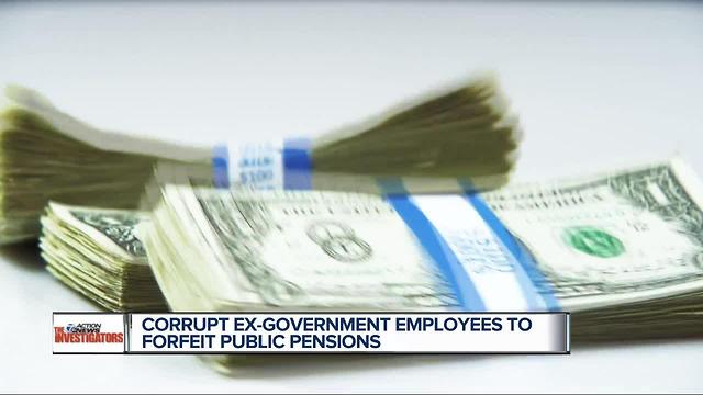 Corrupt government employees to forfeit public pensions