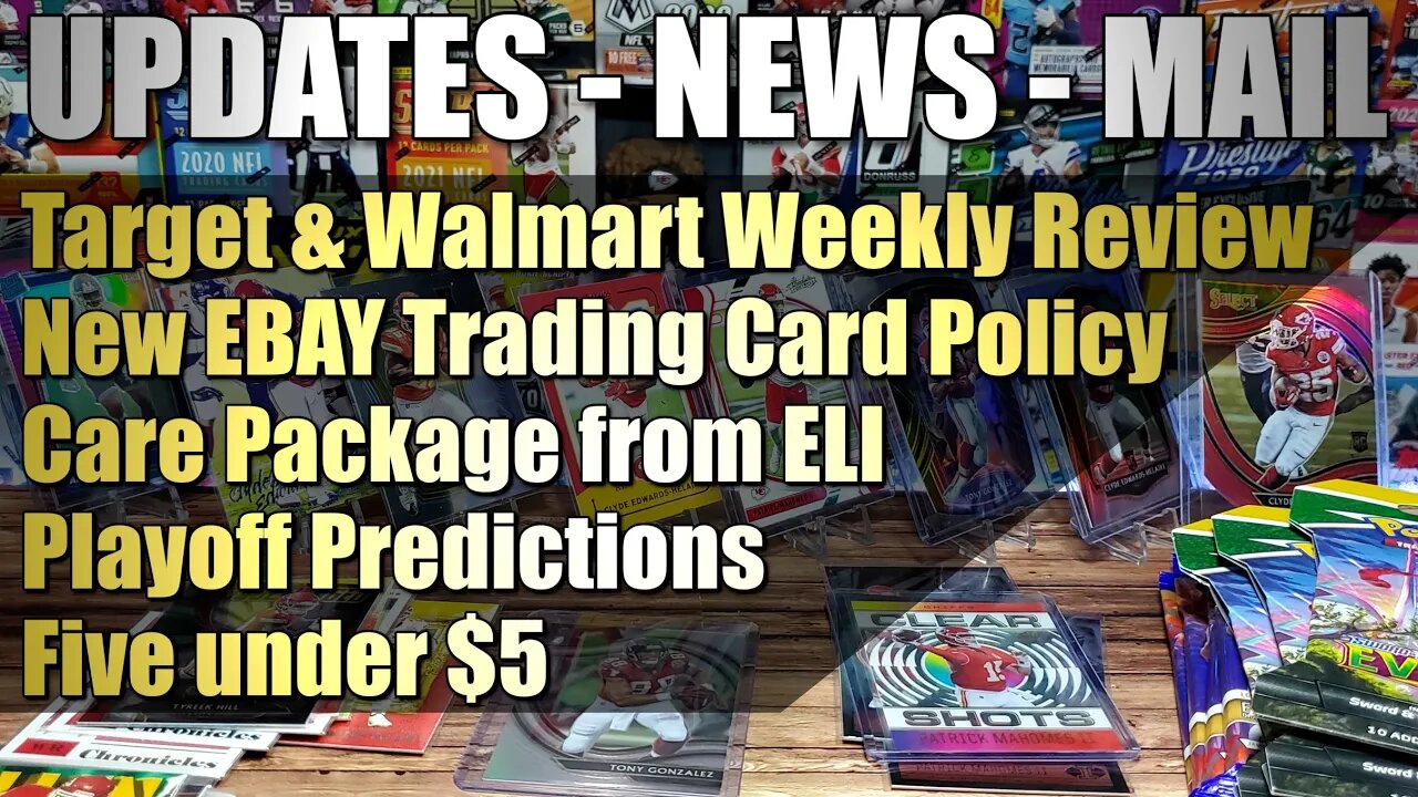 Jan. 29, 2022 | Updates, News & Mail - Target/Walmart Weekly Wrap Up, New Ebay Card Authentication +