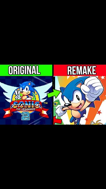 NOVO REMAKE do SONIC #shorts