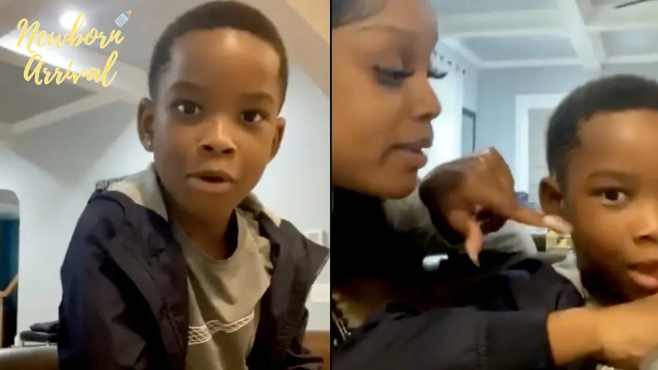 Dababy's Son Caleb Raps For Mommy!