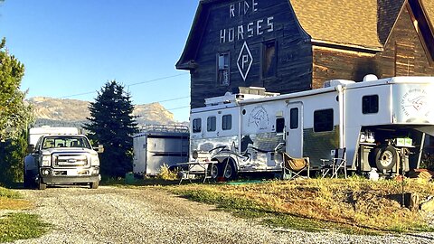 Riding Of The Diamond P Ranch In West Yellowstone