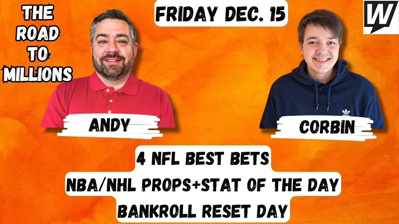 4 NFL Best Bets + NBA/NHL Props + Sleeper/Stat Of The Day, UFC Picks & Bankroll Reset Day