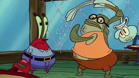 Bubble bass throws squidward but it's brazilian portuguese