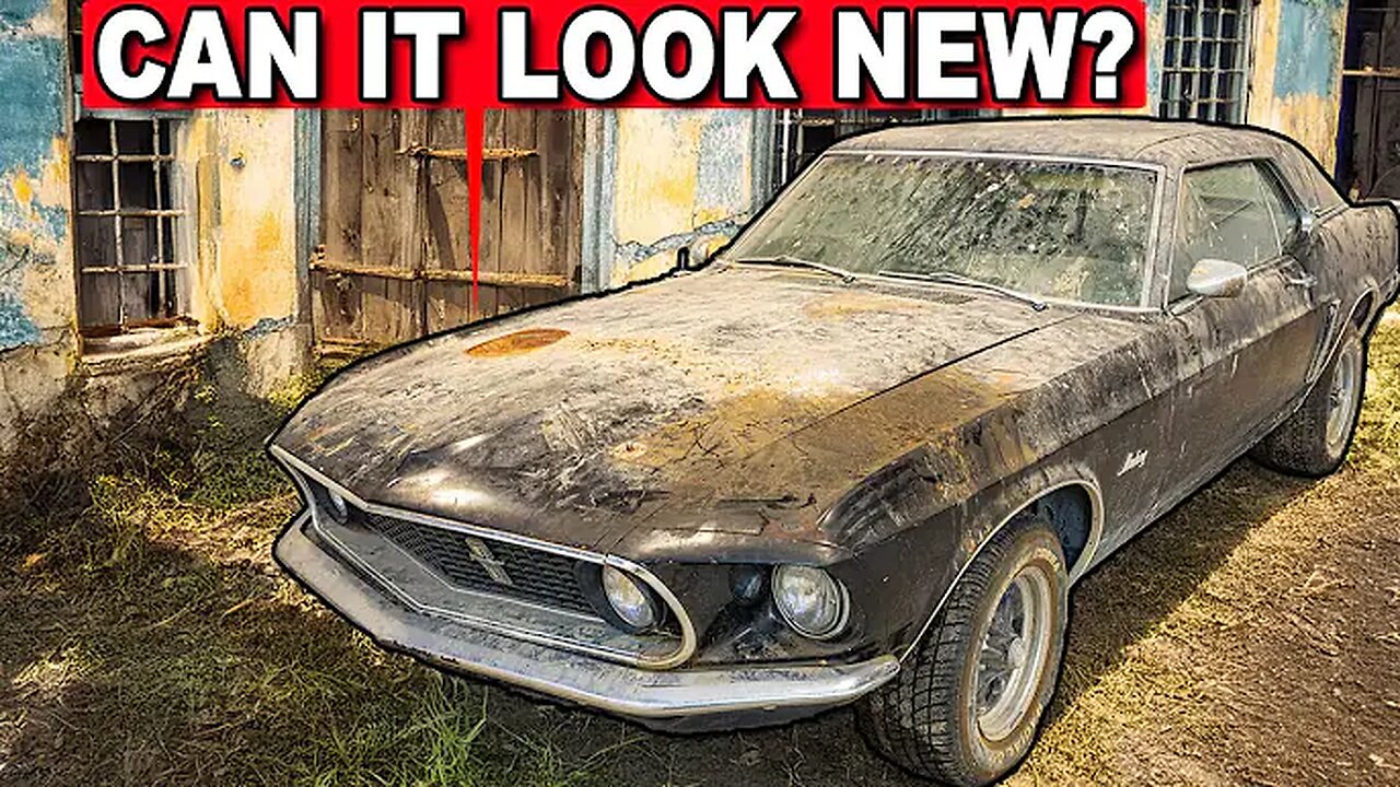 I Found an ABANDONED Mustang From The 60's To Detail!