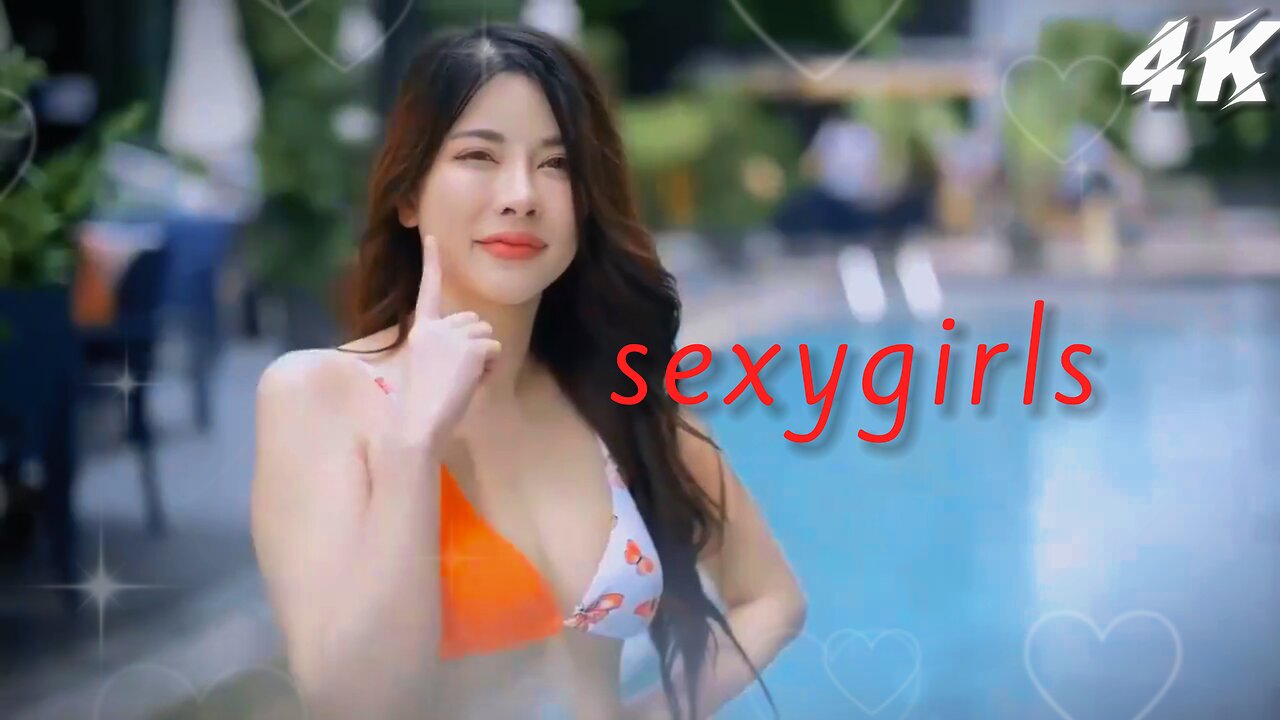 ❤️ Sexy Girls ❤️There's a pool Come on, it's fascinating.