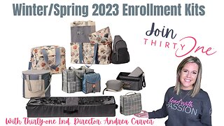 Enrollment Kits | Winter/Spring 2023 from Thirty-One | Ind. Director, Andrea Carver