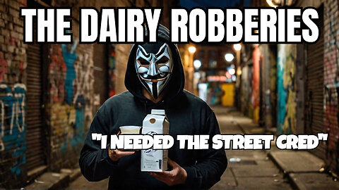 The Dairy Robberies - "I needed the street cred!"