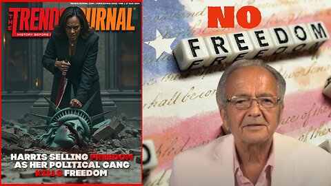 HARRIS SELLING FREEDOM AS HER POLITICAL GANG KILLS FREEDOM