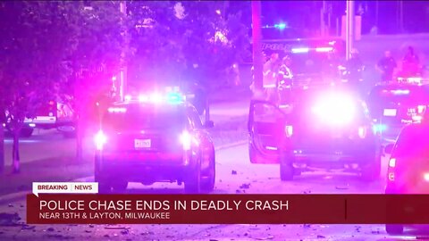 Police chase ends in deadly crash near 13th and Layton