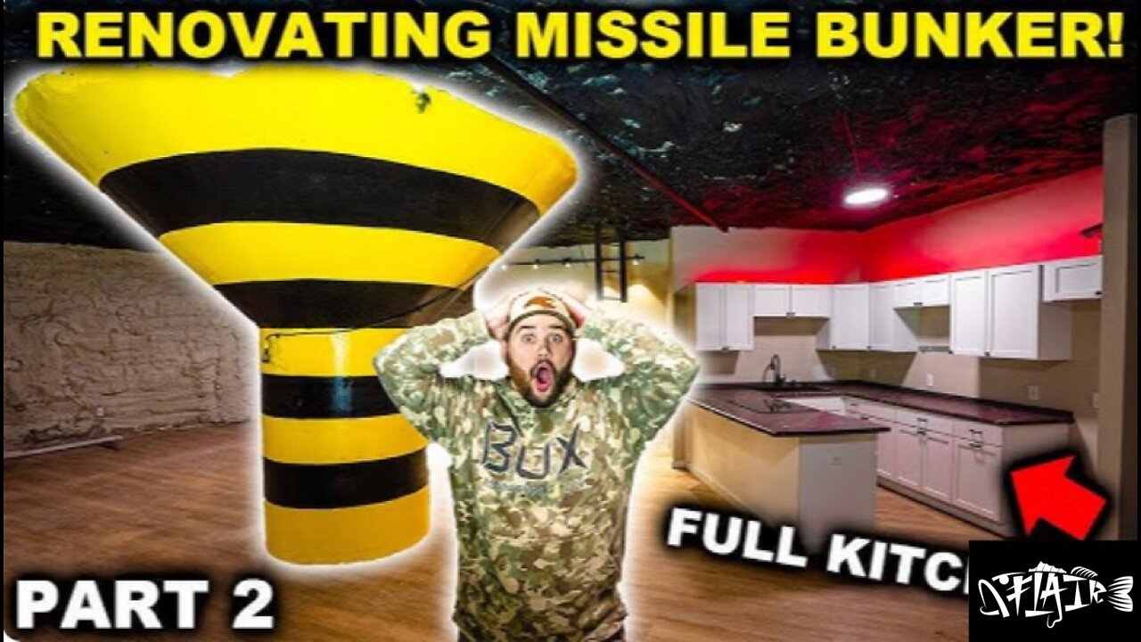 Renovating my UNDERGROUND doomsday NUCLEAR MISSILE bunker