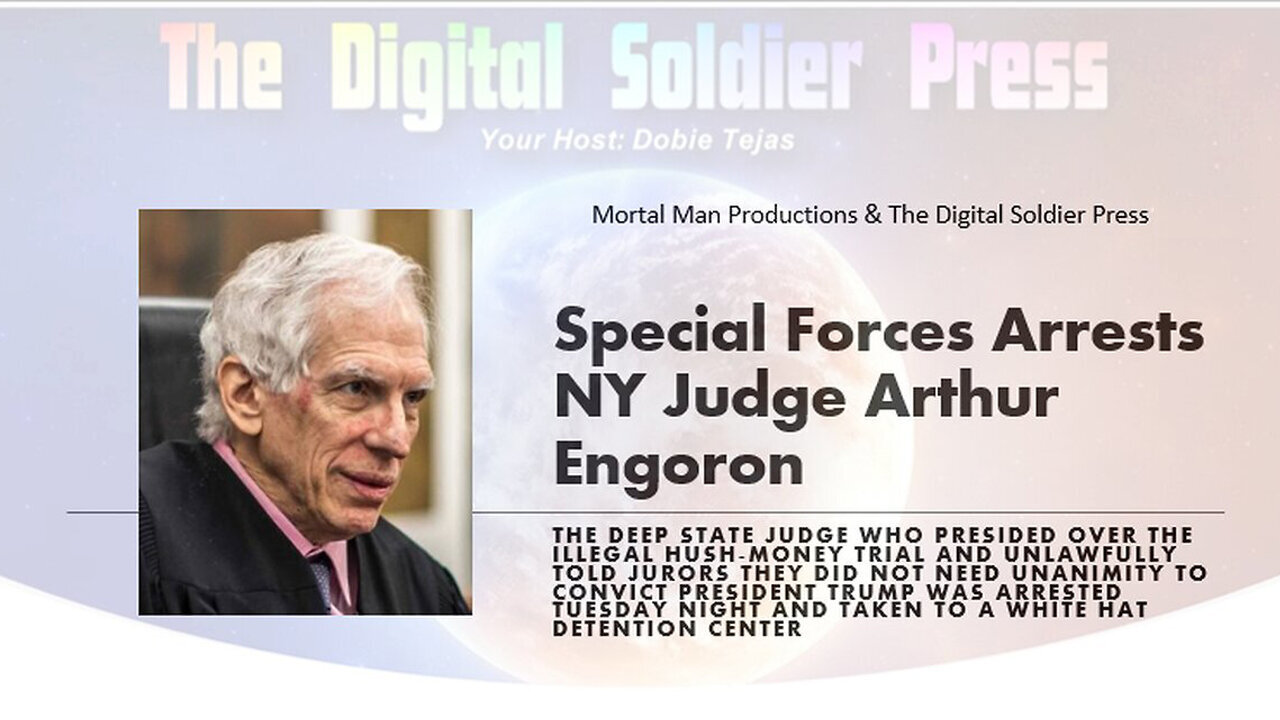 Special Forces Arrests NY Judge Arthur Engoron - July 21..