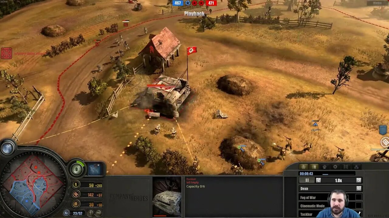 Dexn (US) vs LeS1mply (Wehr) || Company of Heroes 1