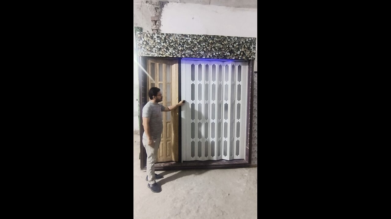 Pvc folding Doors