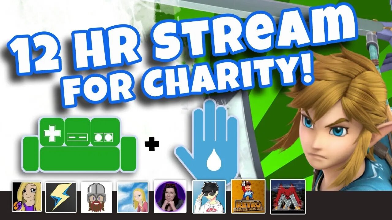 12 HOURS for Charity! Playing Breath of the Wild, Smash Bros and More!